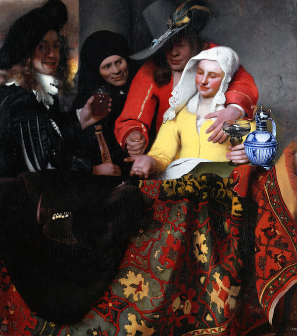 The Procuress by Johannes Vermeer - Art Print - Zapista