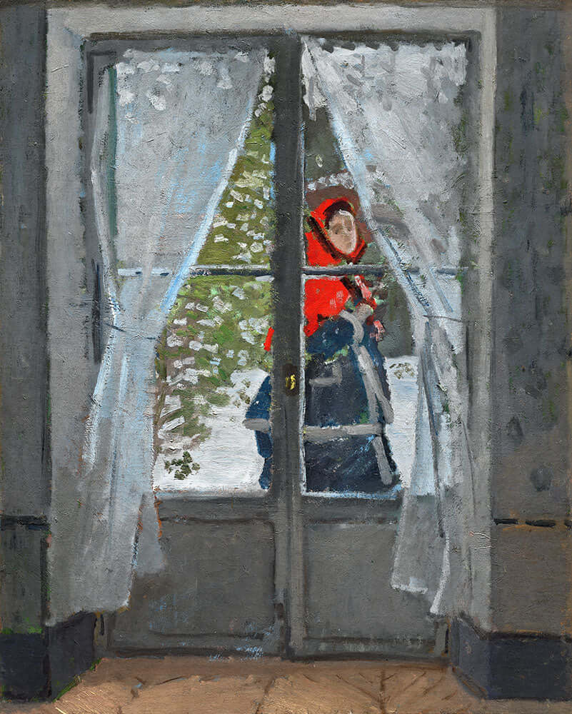 The Red Kerchief by Claude Monet - Art Print - Zapista