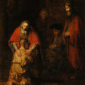 The Return of the Prodigal Son by Rembrandt Harmenszoon van Rijn - Art Print - Zapista