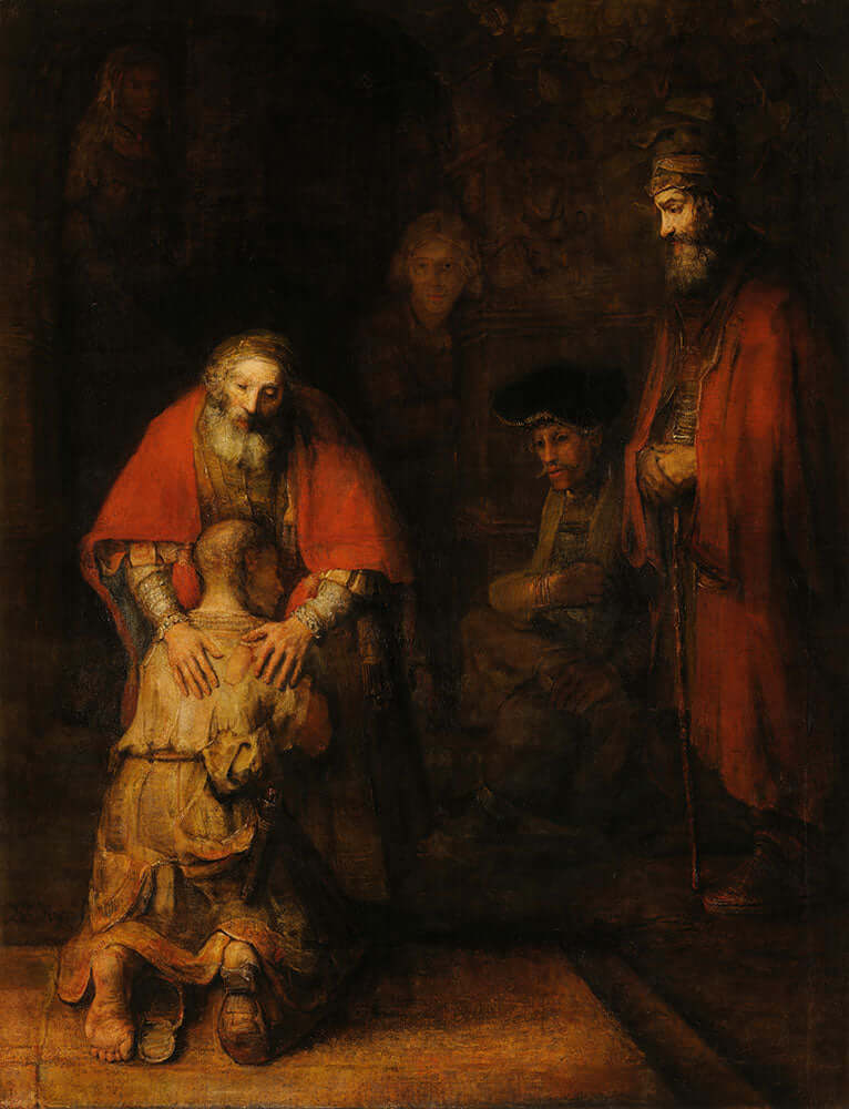 The Return of the Prodigal Son by Rembrandt Harmenszoon van Rijn - Art Print - Zapista