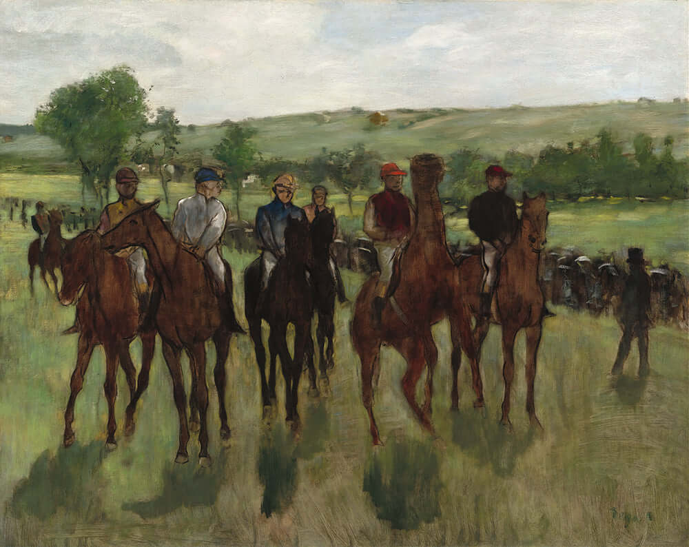 The Riders by Edgar Degas - Art Print - Zapista