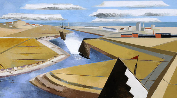 The Rye Marshes, East Sussex by Paul Nash - Art Print - Zapista