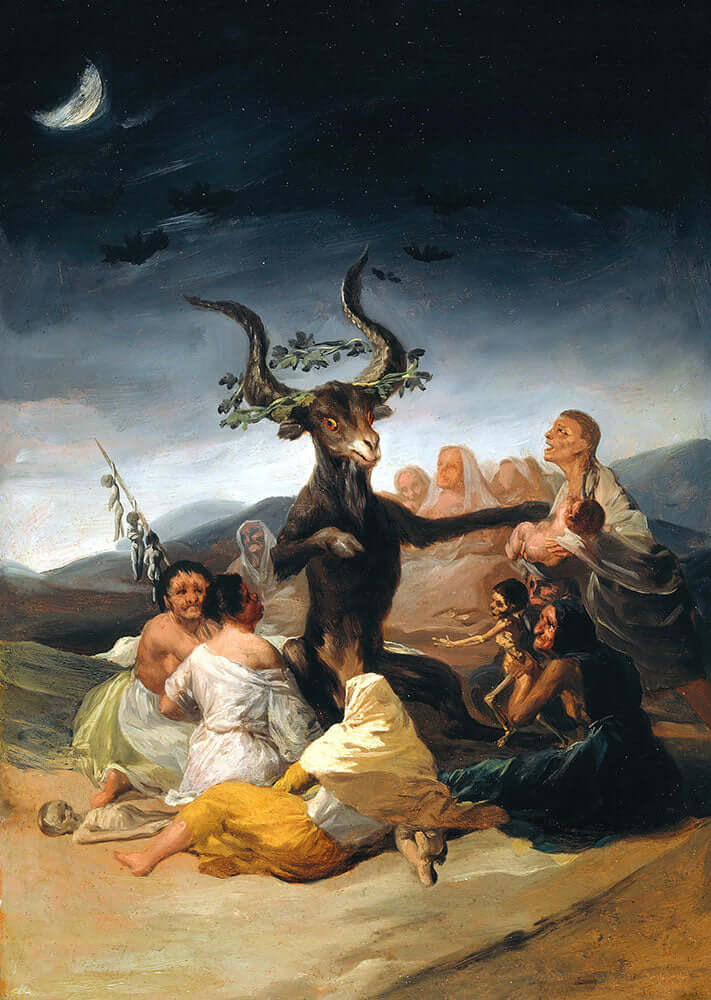 The Sabbath of Witches by Francisco Goya - Art Print - Zapista