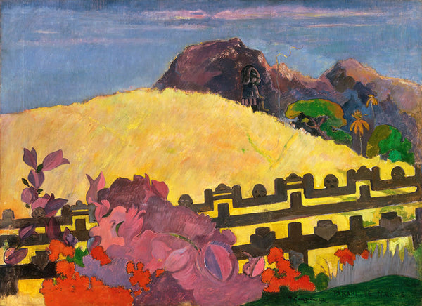 The Sacred Mountain (Parahi Te Marae) by Paul Gauguin - Art Print - Zapista