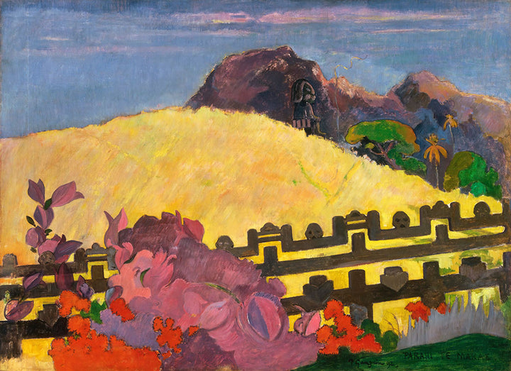 The Sacred Mountain (Parahi Te Marae) by Paul Gauguin - Art Print - Zapista