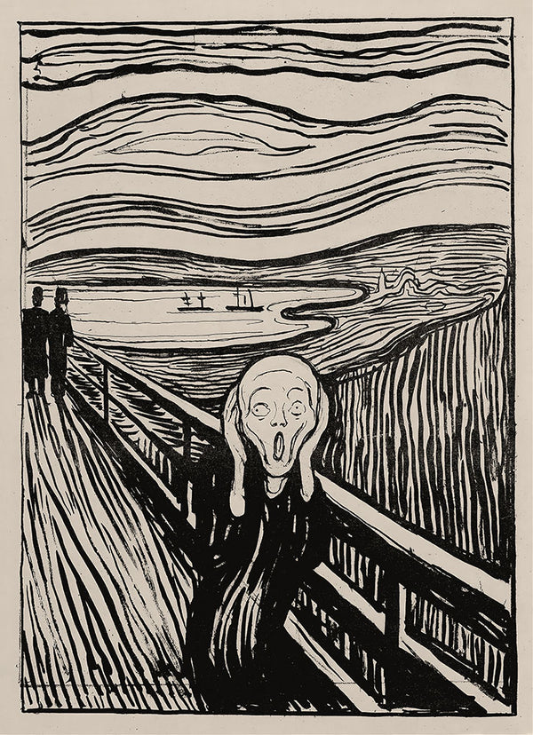 The Scream by Edvard Munch - Art Print - Zapista