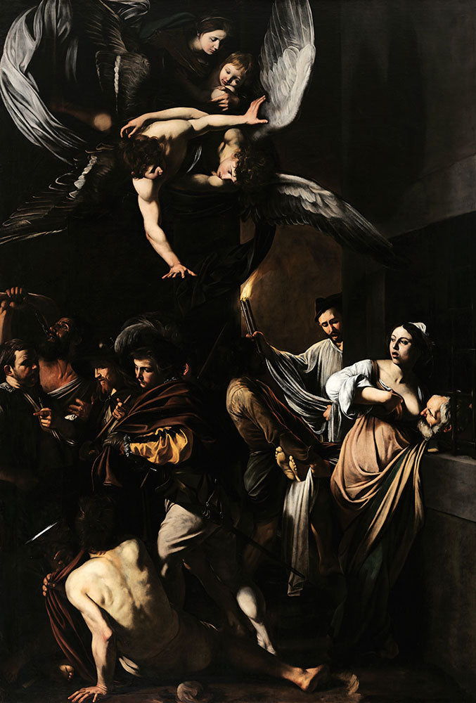 The Seven Works of Mercy by Caravaggio - Art Print - Zapista