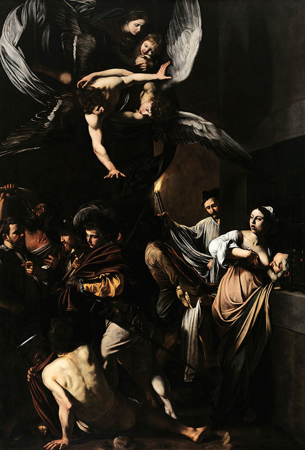 The Seven Works of Mercy by Caravaggio - Art Print - Zapista