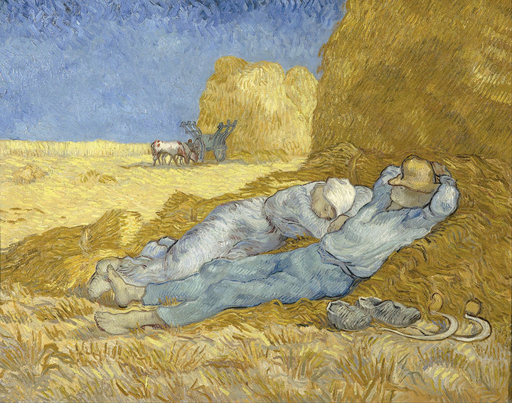 The Siesta (After Millet) by Vincent van Gogh - Art Print - Zapista