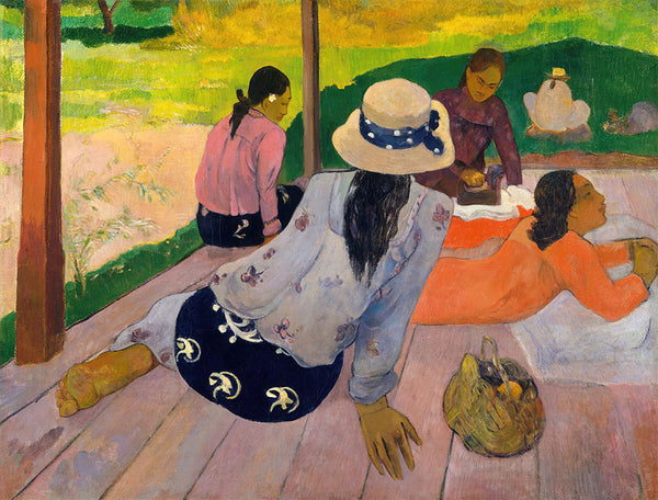 The Siesta by Paul Gauguin - Art Print - Zapista