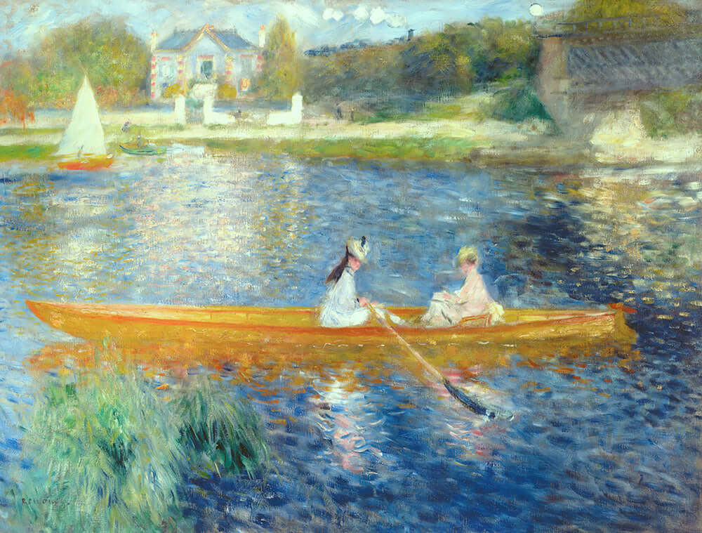 The Skiff by Pierre-Auguste Renoir - Art Print - Zapista