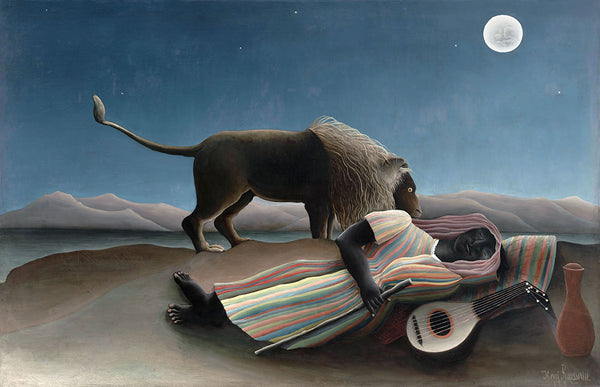 The Sleeping Gypsy by Henri Rousseau - Art Print - Zapista