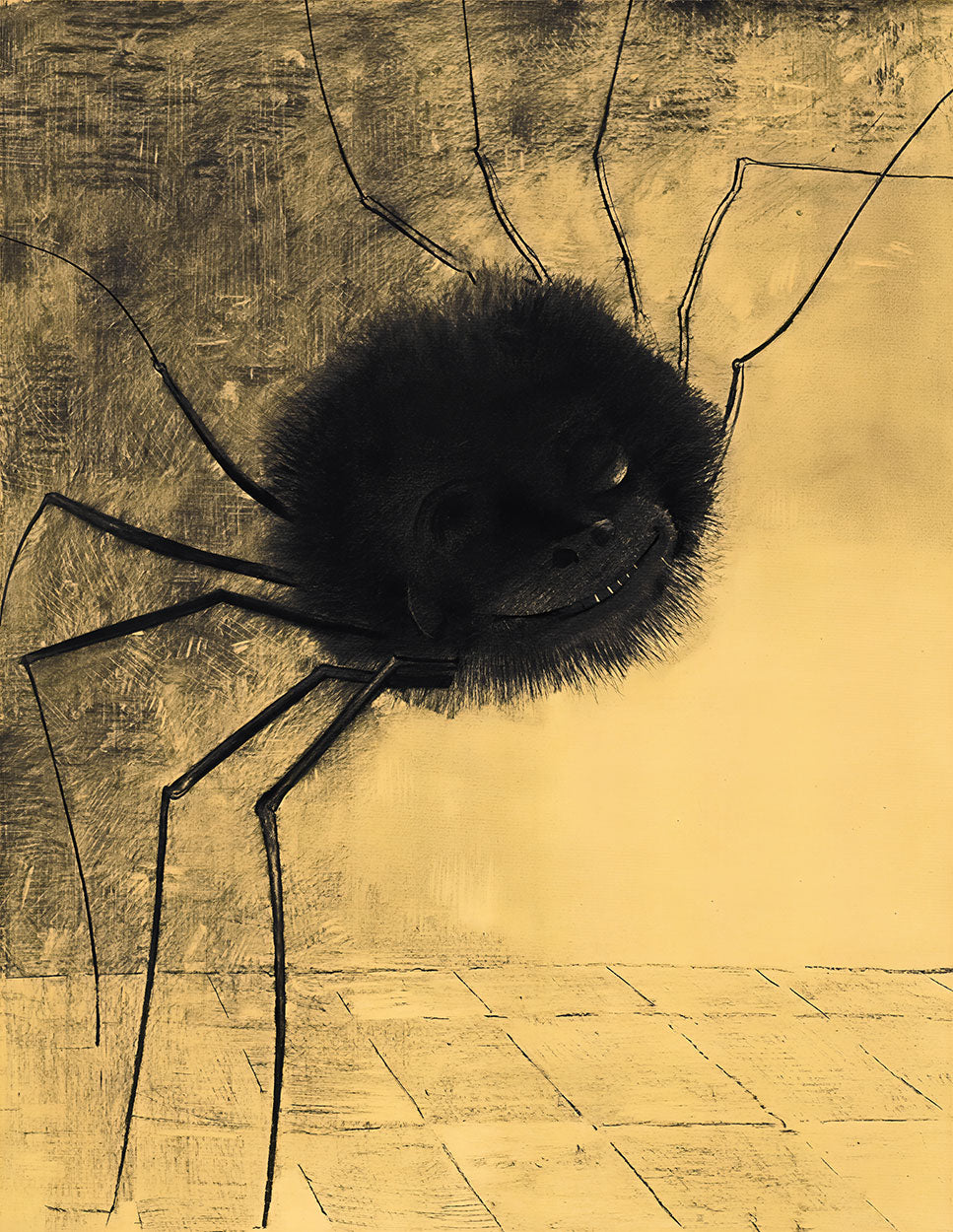 The Smiling Spider by Odilon Redon - Art Print - Zapista