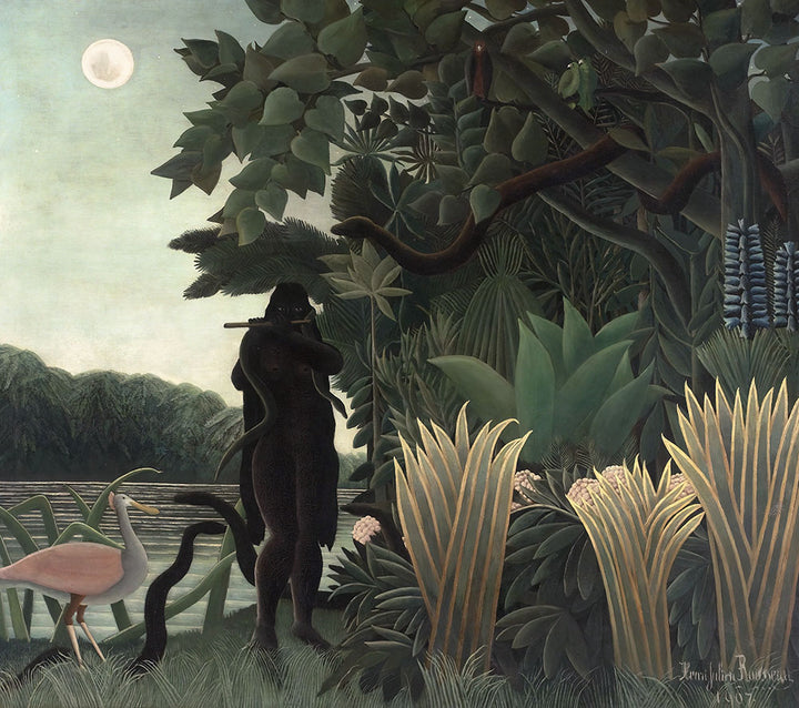 The Snake Charmer by Henri Rousseau - Art Print - Zapista