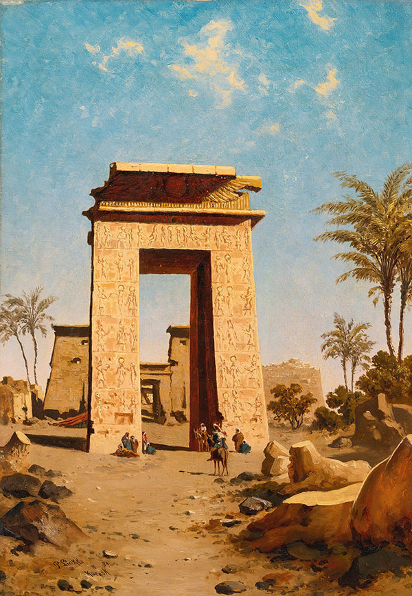 The South Gate, Karnak by Paul Rudolf Linke - Art Print - Zapista