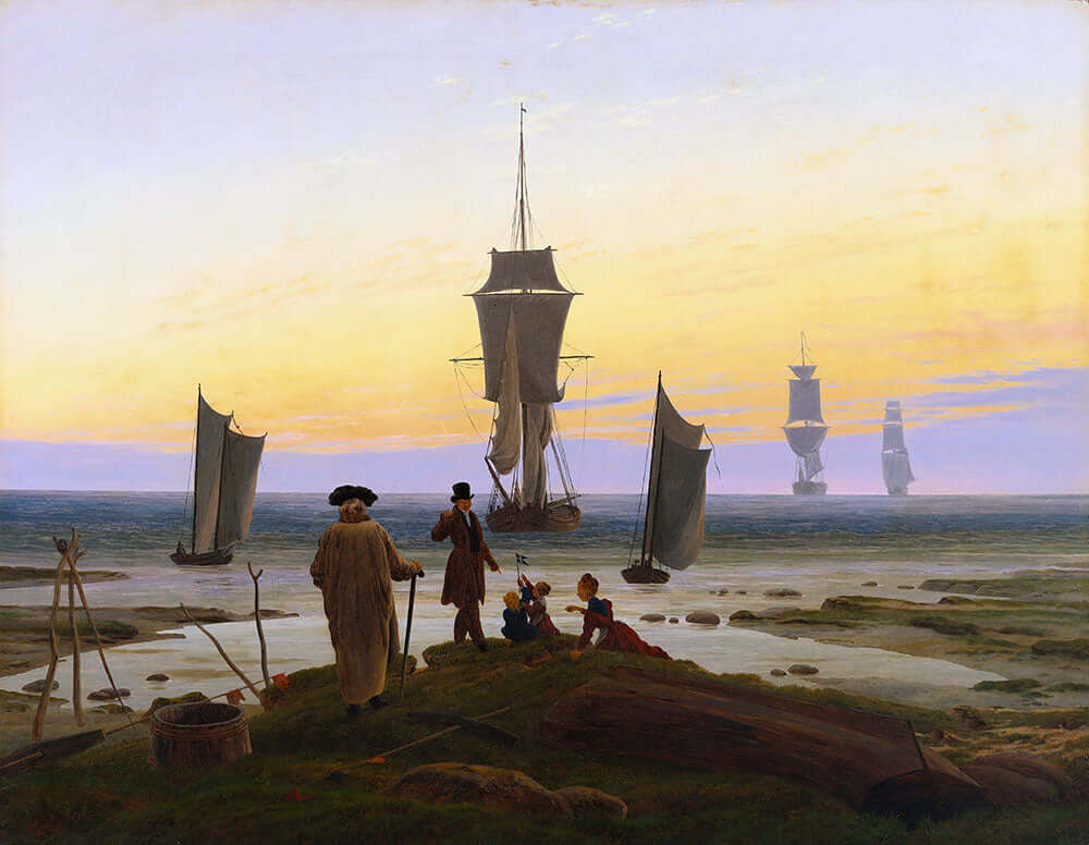 The Stages of Life by Caspar David Friedrich - Art Print - Zapista