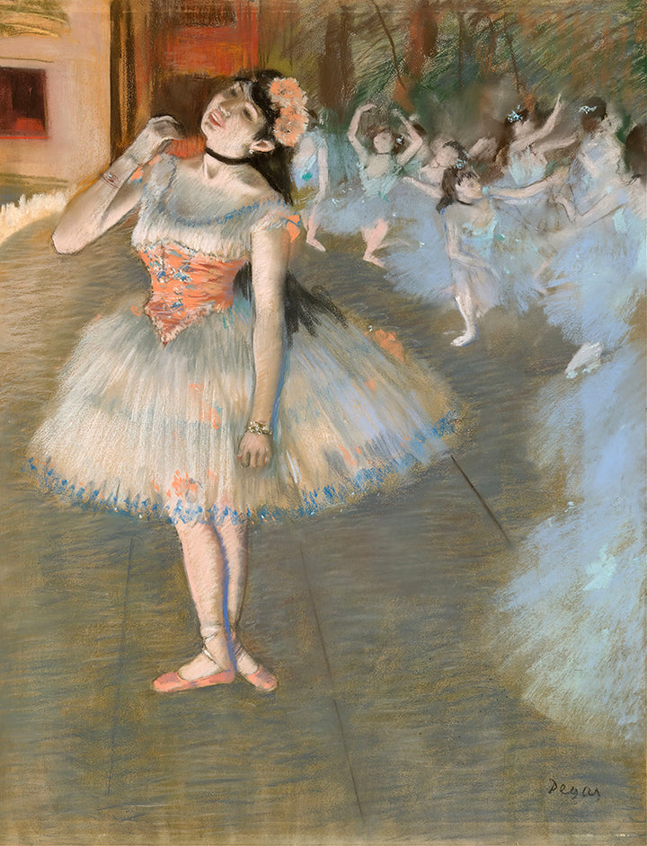 The Star by Edgar Degas - Art Print - Zapista