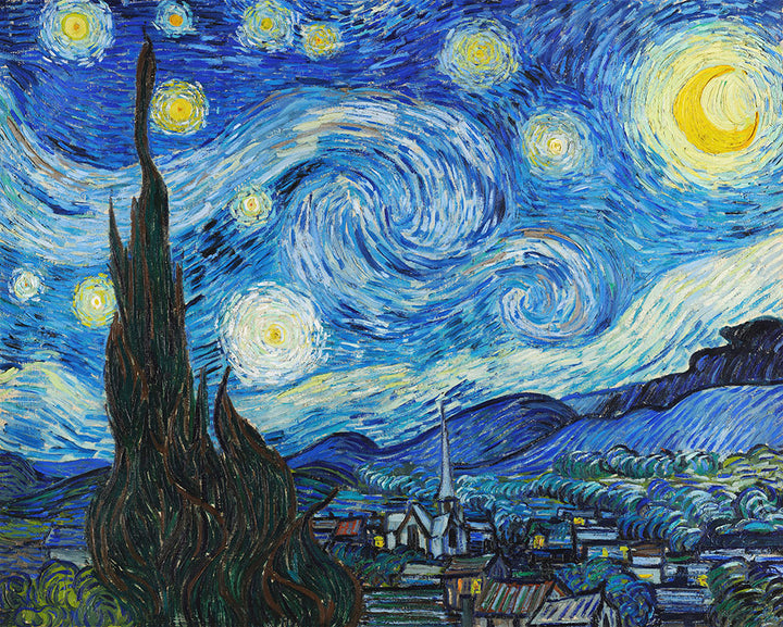 The Starry Night by Vincent van Gogh - Art Print - Zapista