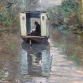 The Studio Boat (Le Bateau-atelier) by Claude Monet - Art Print - Zapista
