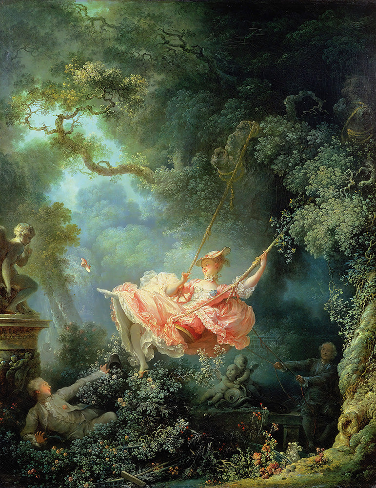 The Swing - Jean-Honore Fragonard - Art Print - Zapista