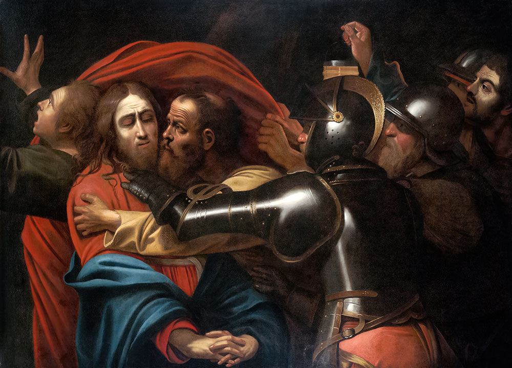 The Taking of Christ by Caravaggio - Art Print - Zapista