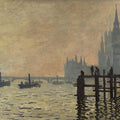 The Thames Below Westminster by Claude Monet - Art Print - Zapista