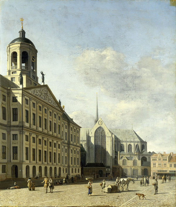 The Town Hall in Amsterdam by Gerrit Adriaensz. Berckheyde - Art Print - Zapista