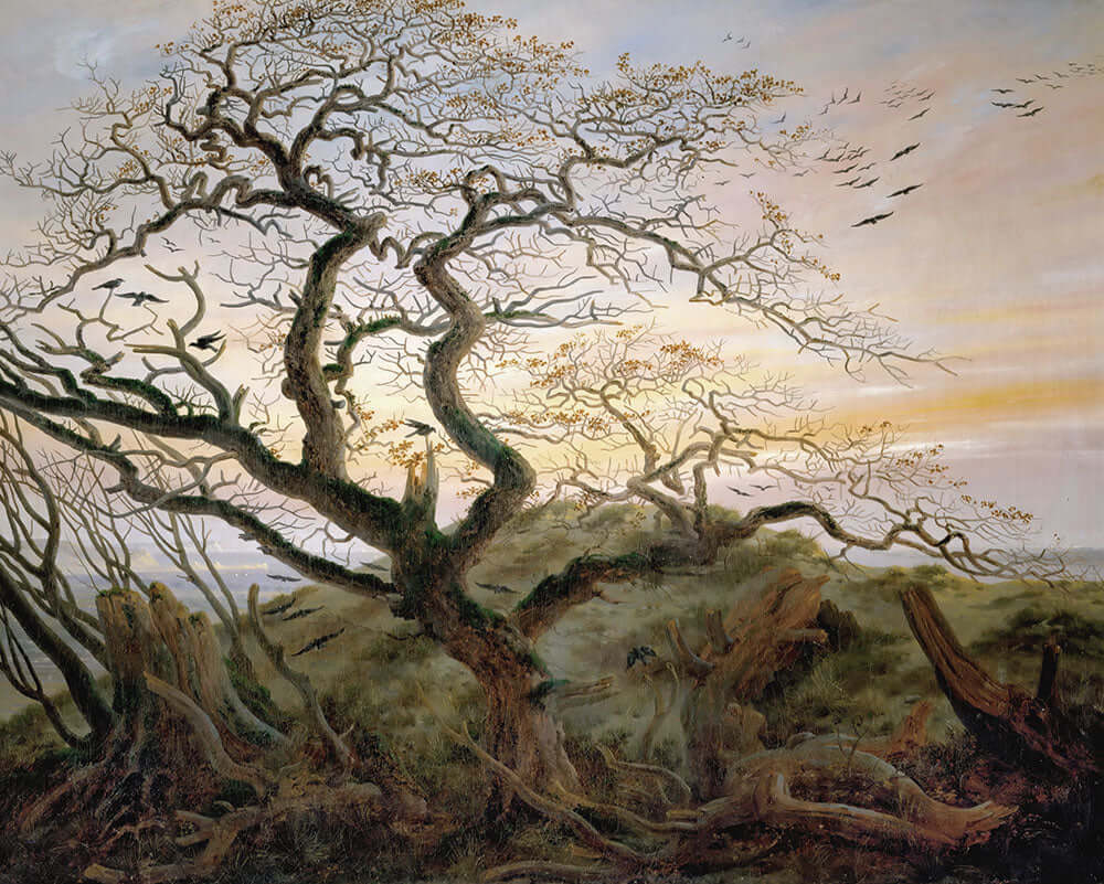 The Tree of Crows by Caspar David Friedrich - Zapista