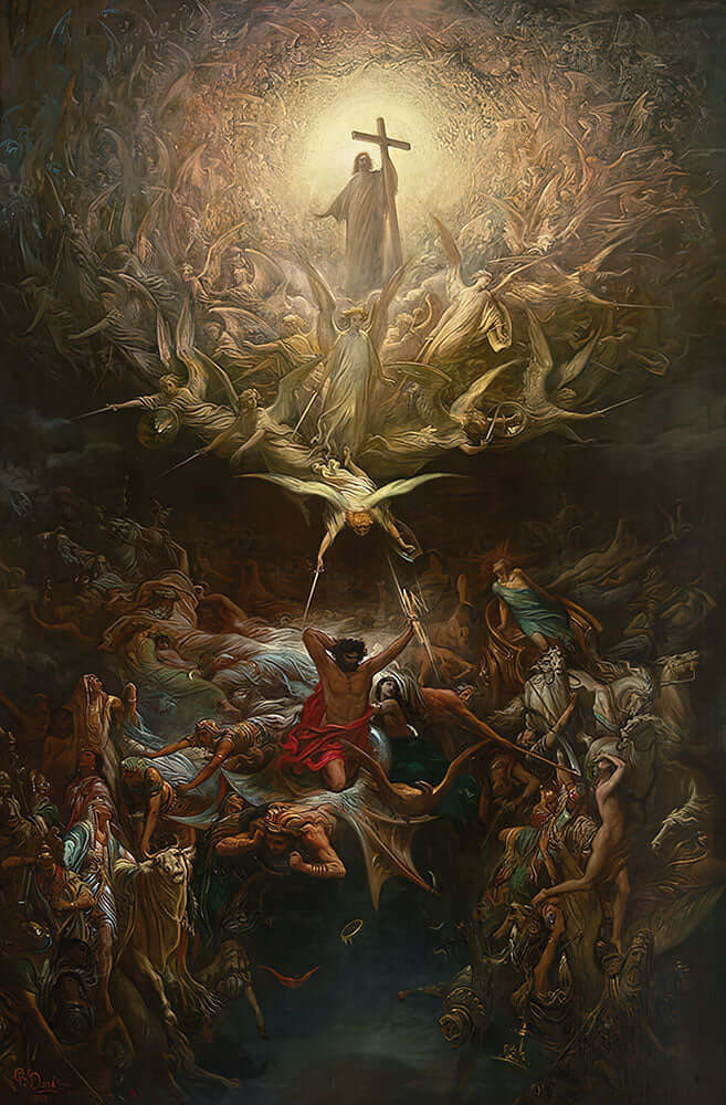 The Triumph of Christianity over Paganism by Gustave Doré - Art Print - Zapista