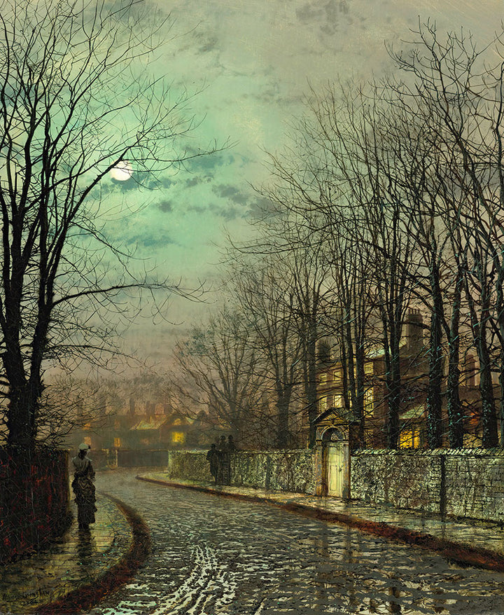 The Tryst by John Atkinson Grimshaw - Art Print - Zapista