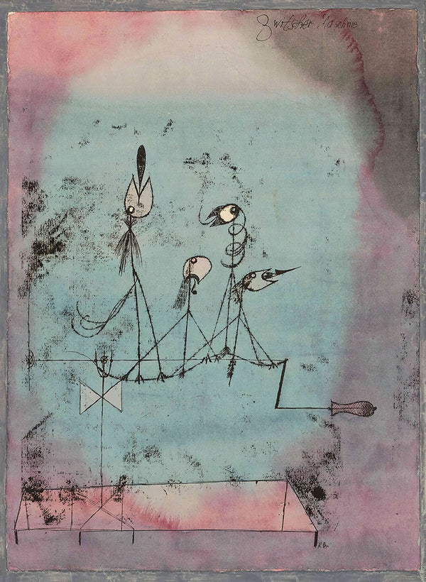 The Twittering Machine by Paul Klee - Art Print - Zapista