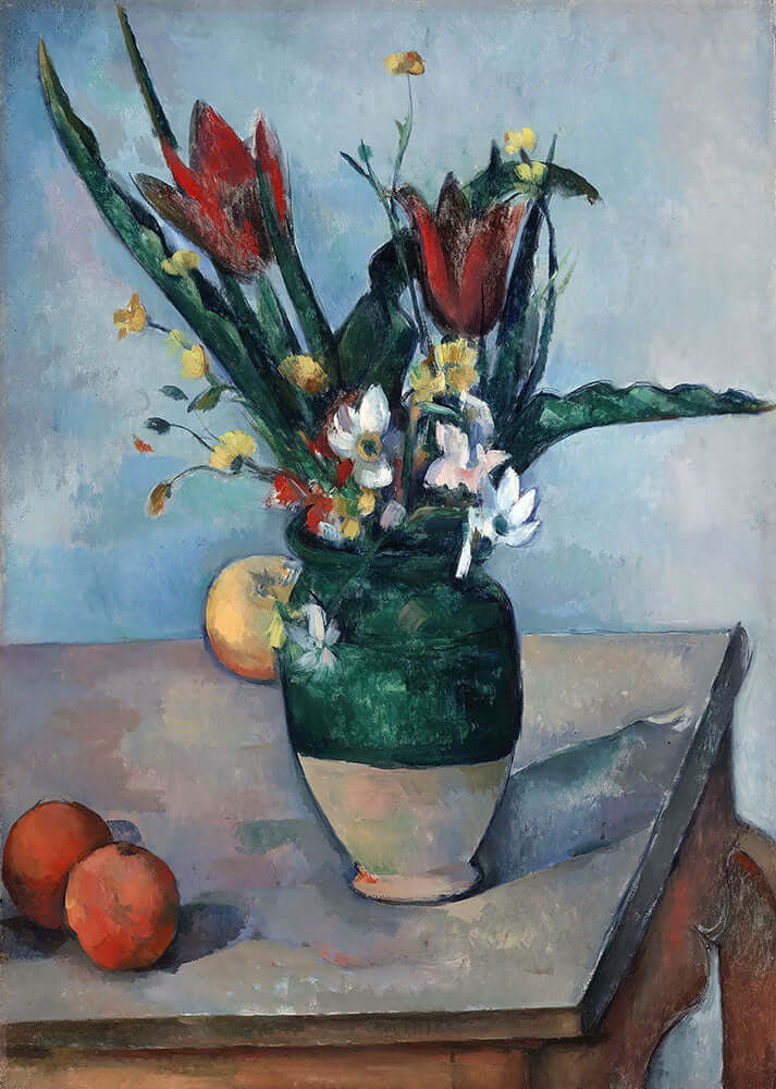 The Vase of Tulips by Paul Cézanne - Art Print - Zapista