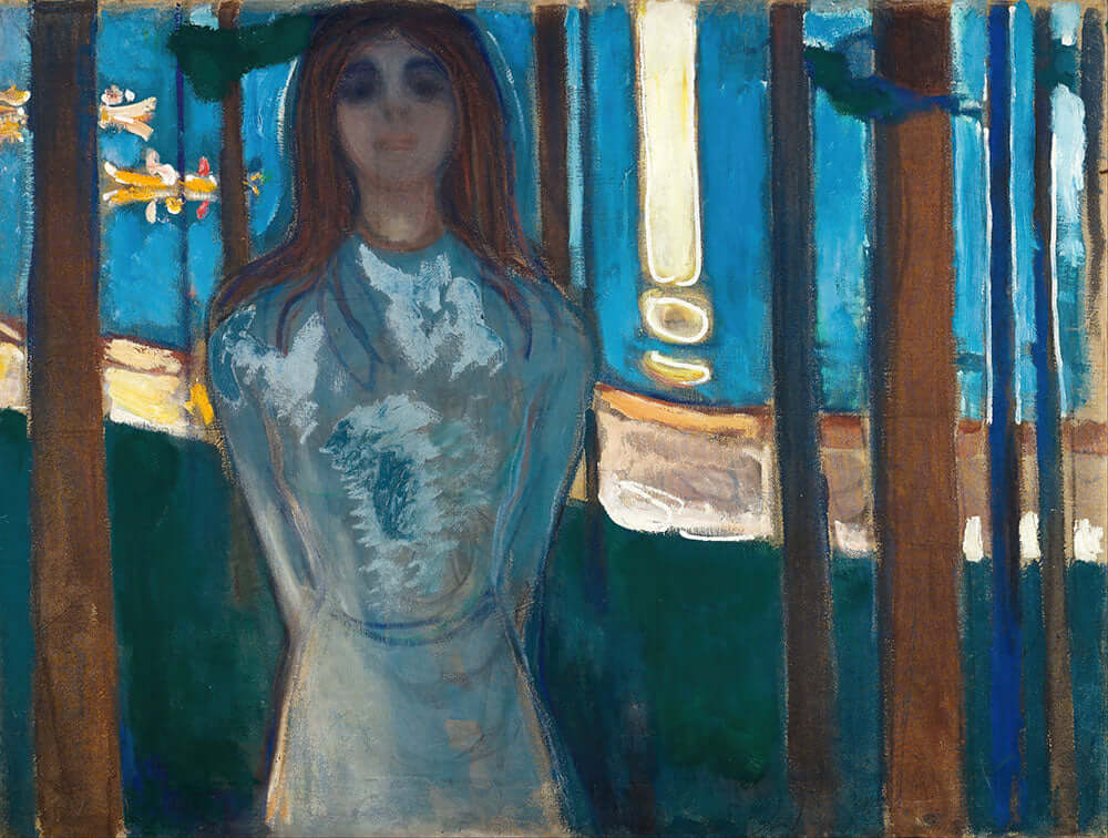 Summer Night - The Voice by Edvard Munch - Art Print - Zapista