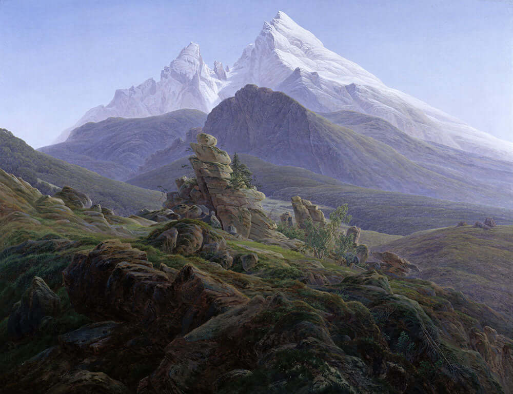 The Watzmann by Caspar David Friedrich - Art Print - Zapista