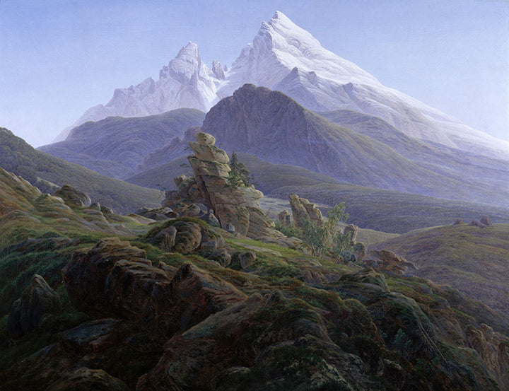 The Watzmann by Caspar David Friedrich - Art Print - Zapista