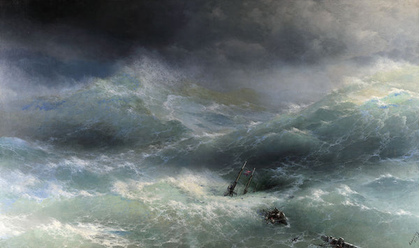 The Wave by Ivan Aivazovsky - Art Print - Zapista