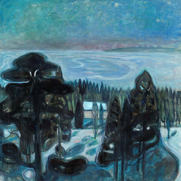 White Night by Edvard Munch - Art Print - Zapista