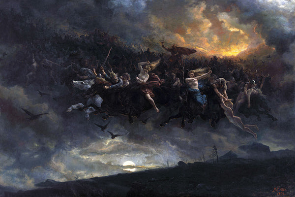 The Wild Hunt of Odin by Peter Nicolai Arbo - Art Print - Zapista
