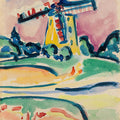 Windmill by Ernst Ludwig Kirchner - Art Print - Zapista