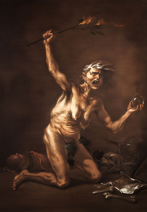 The Witch by Salvator Rosa - Art Print - Zapista