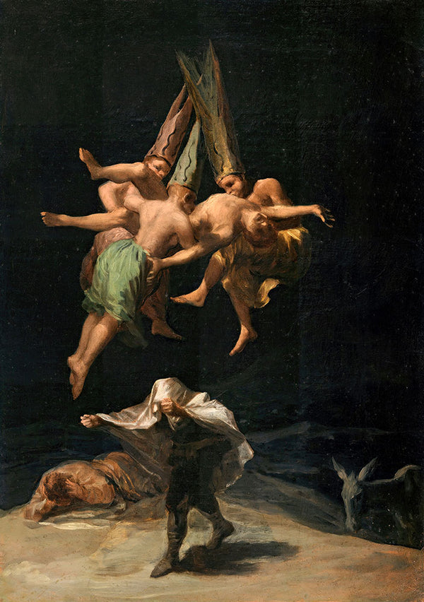 The Witches Flight by Francisco Goya - Art Print - Zapista