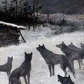 The Wolves by E.T. Merrill - Art Print - Zapista