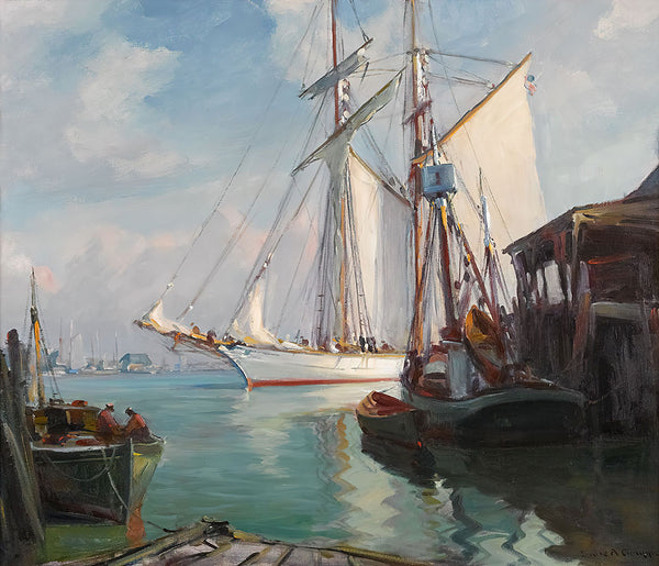 The Yankee Docking by Emile Gruppe - Art Print - Zapista