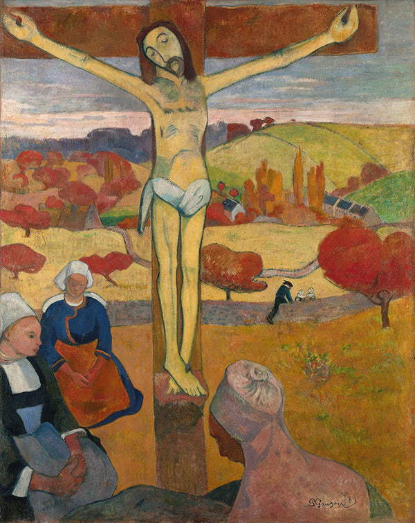 The Yellow Christ by Paul Gauguin - Art Print - Zapista