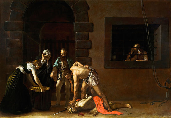 The Beheading of St. John the Baptist by Caravaggio - Art Print - Zapista