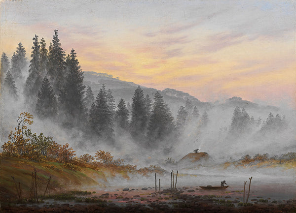 The Morning by Caspar David Friedrich - Art Print - Zapista