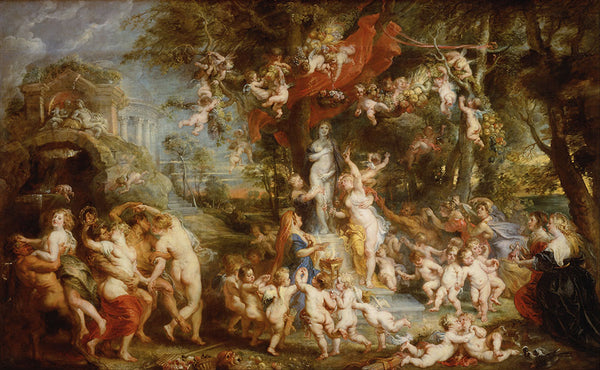 The Feast of Venus by Peter Paul Rubens - Art Print - Zapista