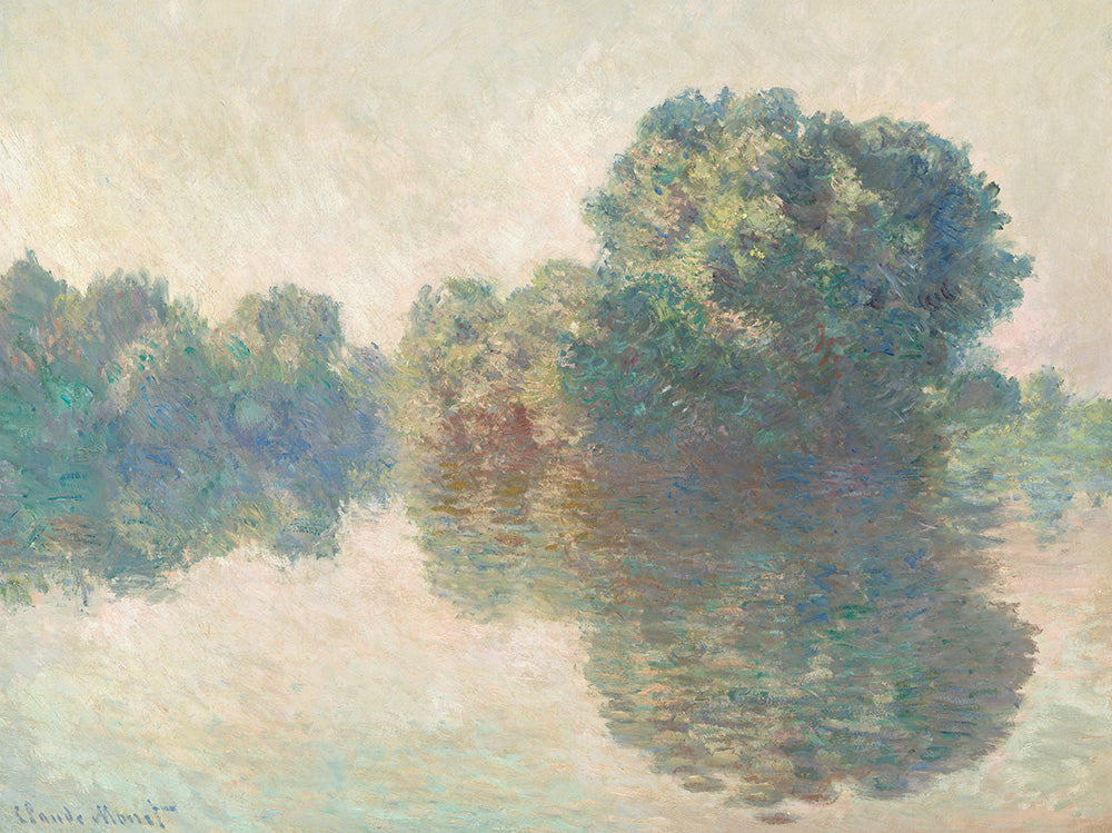 The Seine at Giverny by Claude Monet - Art Print - Zapista