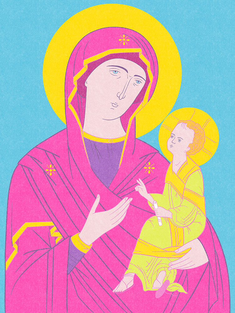 Theotokos Contemporary - Art Print - Zapista