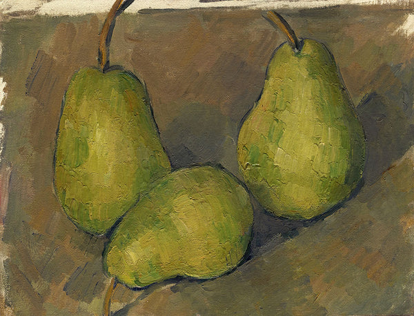 Three Pears by Paul Cézanne - Art Print - Zapista